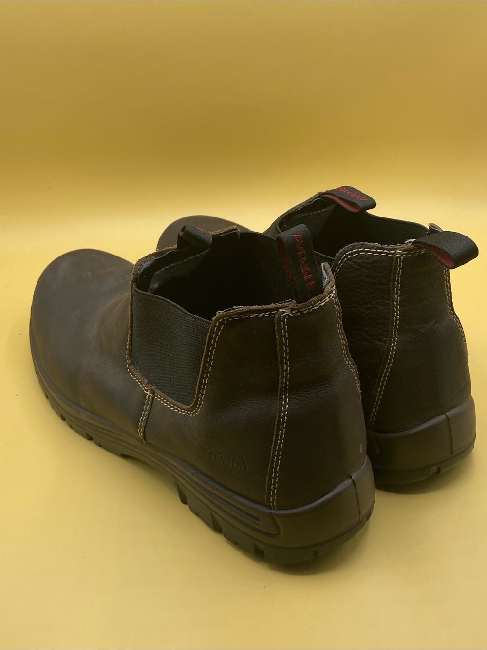 Avenger Dark Brown Chukka Work Boots - Picture 3 of 4